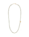 Rondelles Rainbow Moonstones Semi Precious Stones Necklace