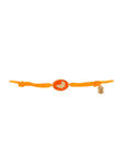 Tiny Medallion Enamel Africa Cord Bracelet