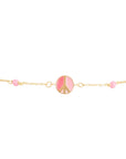 Peace Enamel Grigri Bracelet