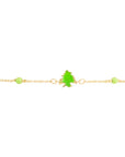 Cedar Enamel Grigri Bracelet