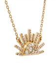 Newest Sunset Crush Full Pavé Diamonds Necklace