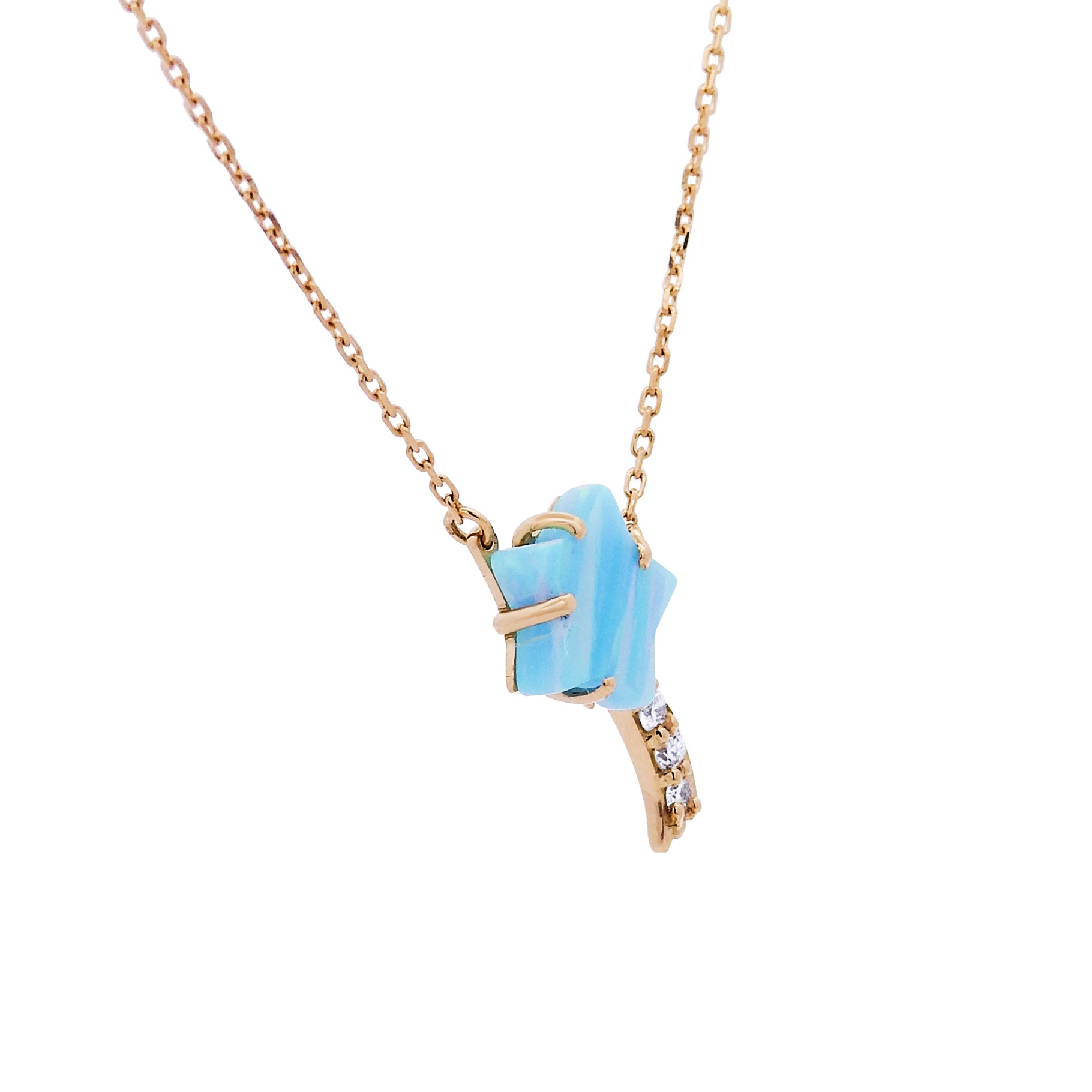 Shooting Star Diamonds Necklace