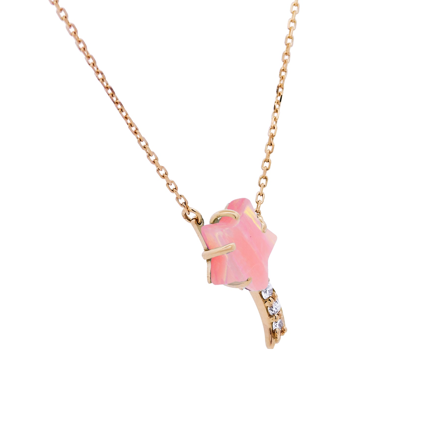 Shooting Star Diamonds Necklace