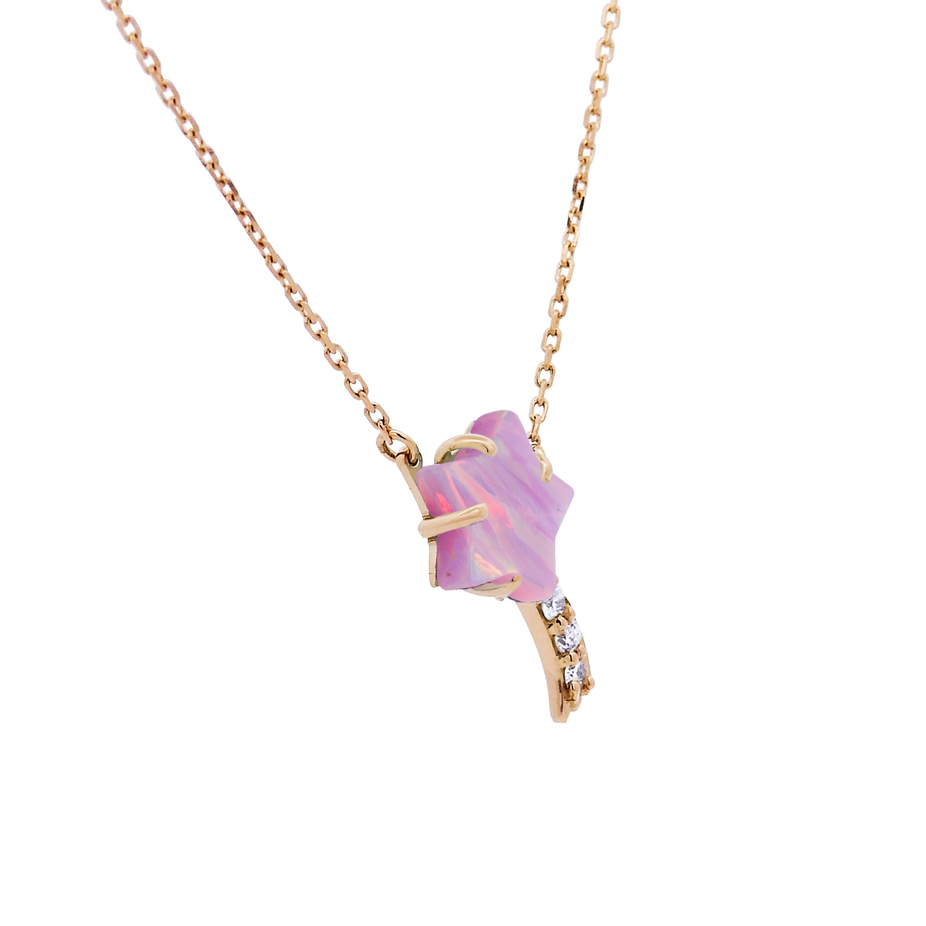 Shooting Star Diamonds Necklace