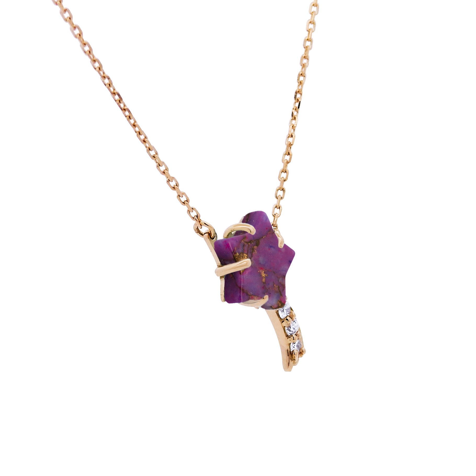 Shooting Star Diamonds Necklace