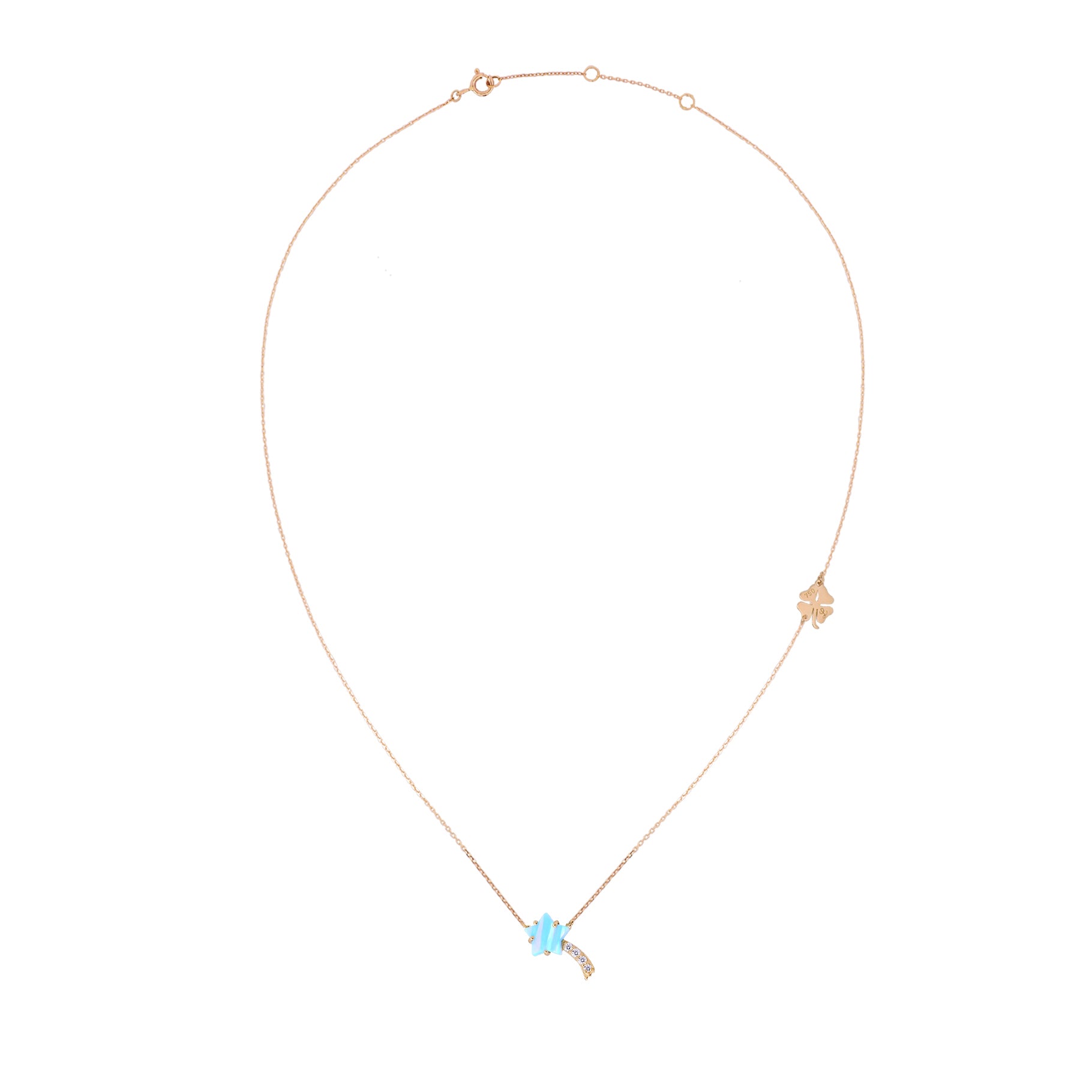 Shooting Star Diamonds Necklace
