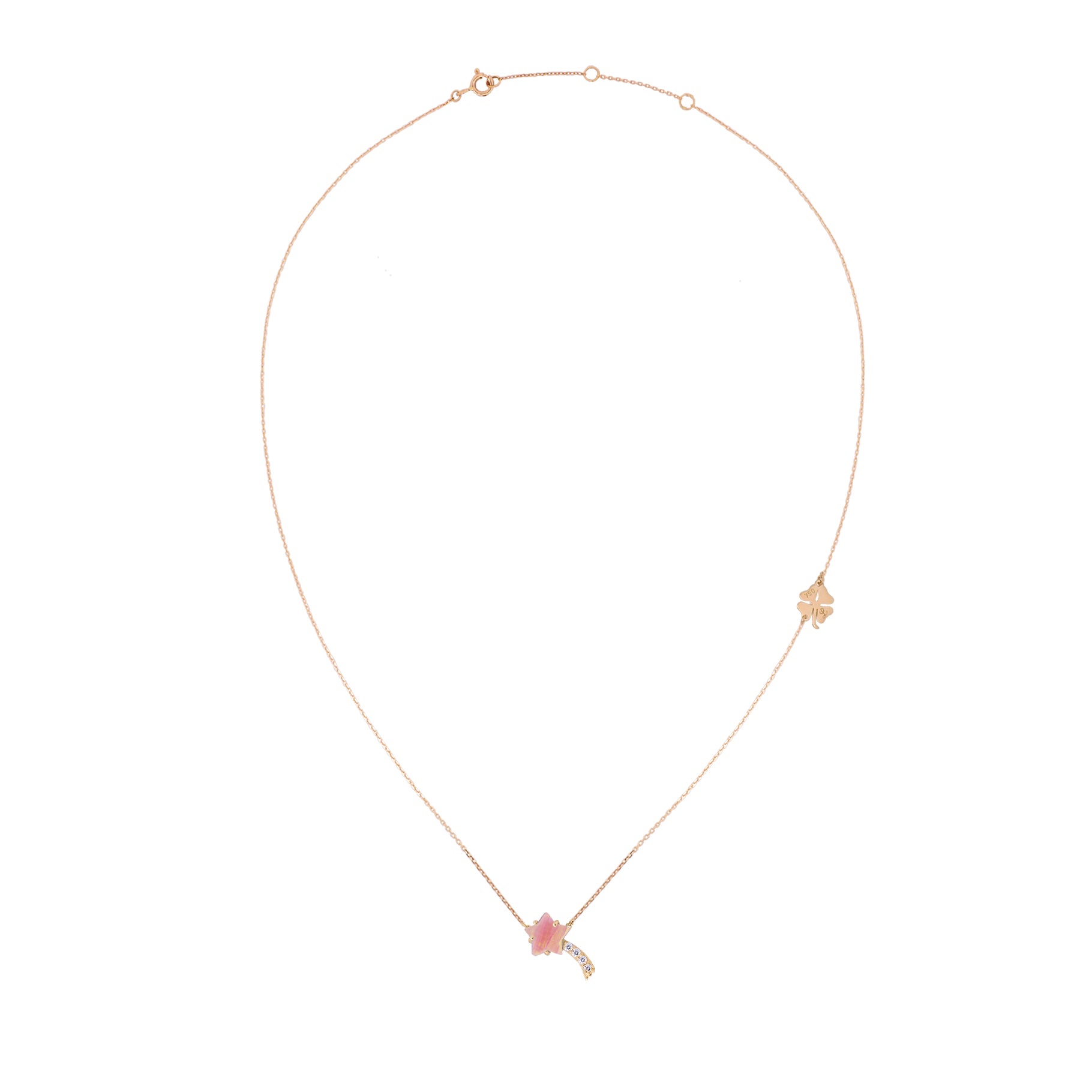 Shooting Star Diamonds Necklace