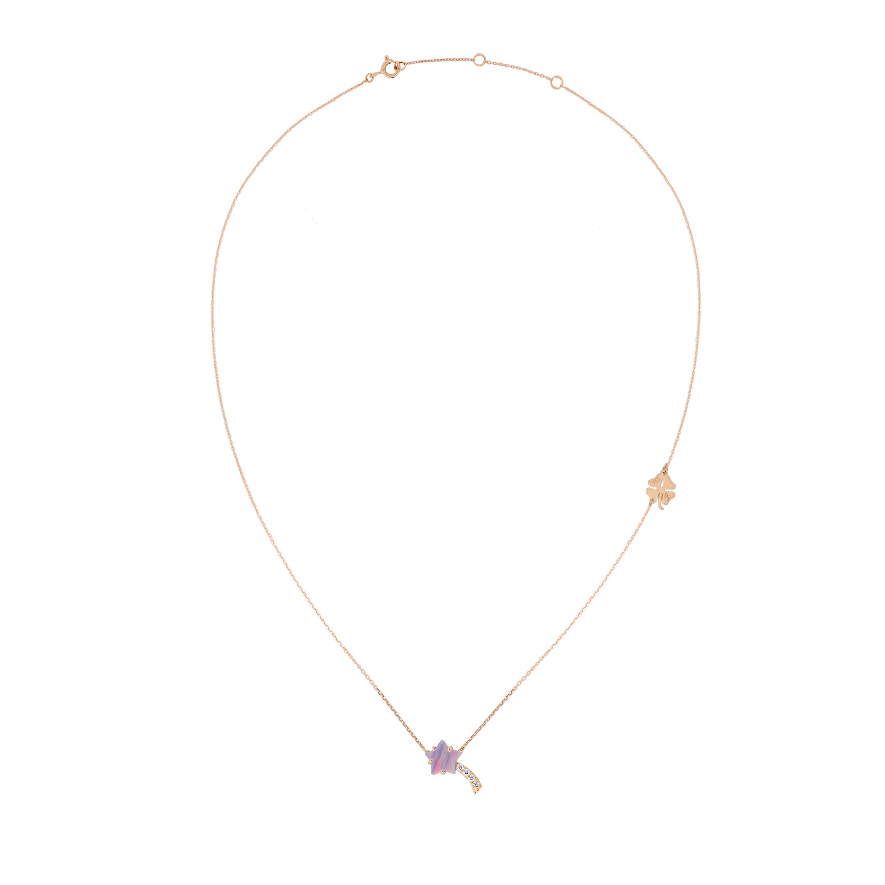 Shooting Star Diamonds Necklace