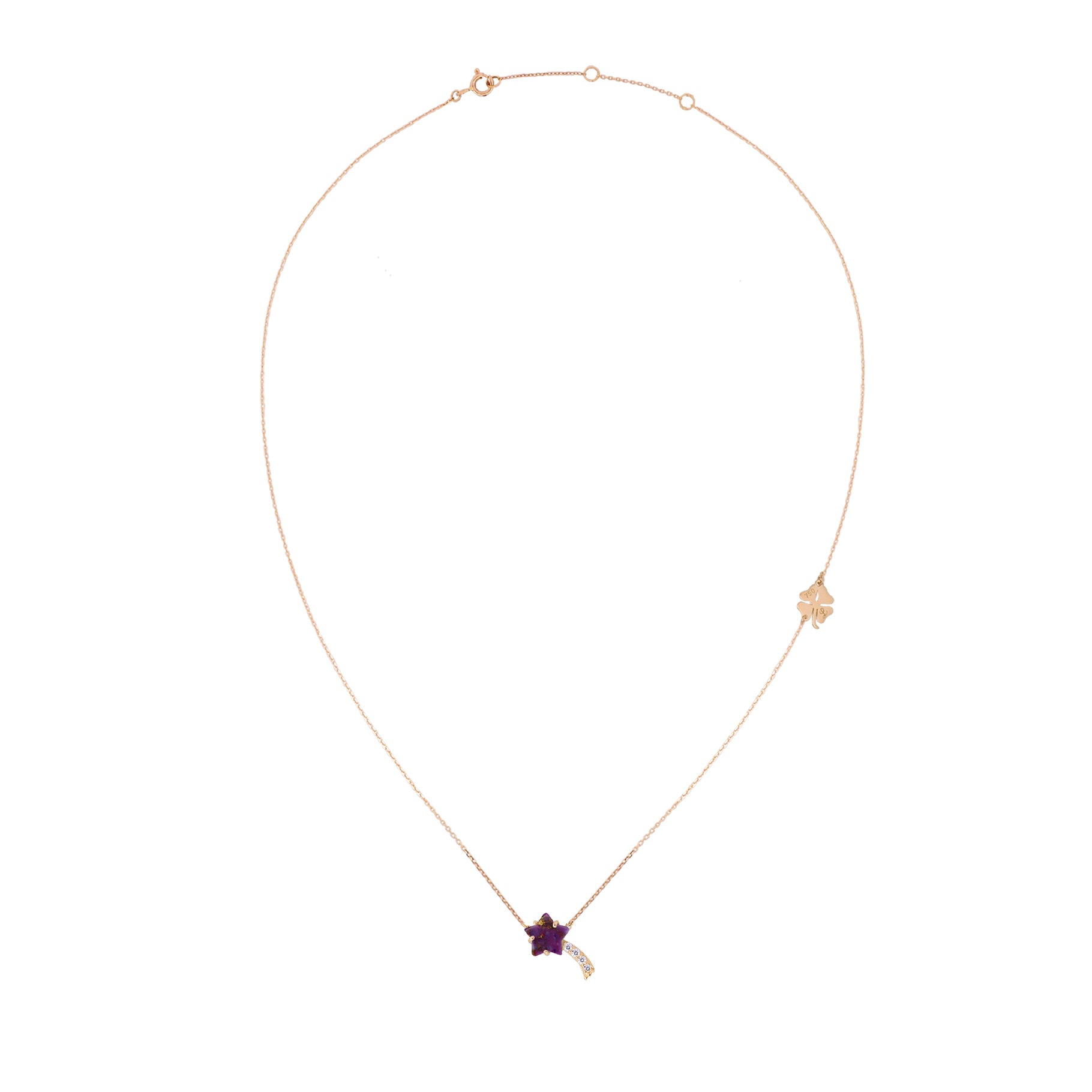 Shooting Star Diamonds Necklace