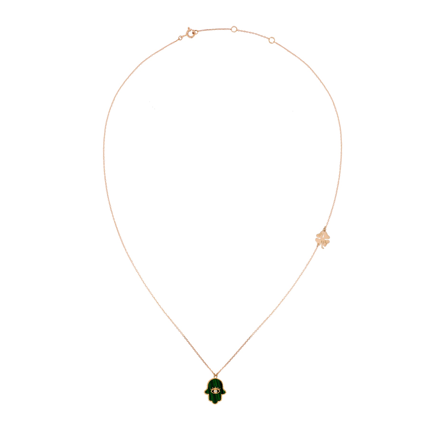 Tiny Amulet Fatima Frame Dot Eyelash