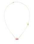 Sunset Crush Pink Saphire Necklace