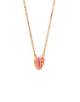 1 initial tiny heart Necklace