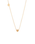 1 initial tiny heart Necklace