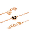 1 Initial Tiny Heart Bracelet