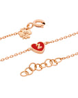 1 Initial Tiny Heart Bracelet