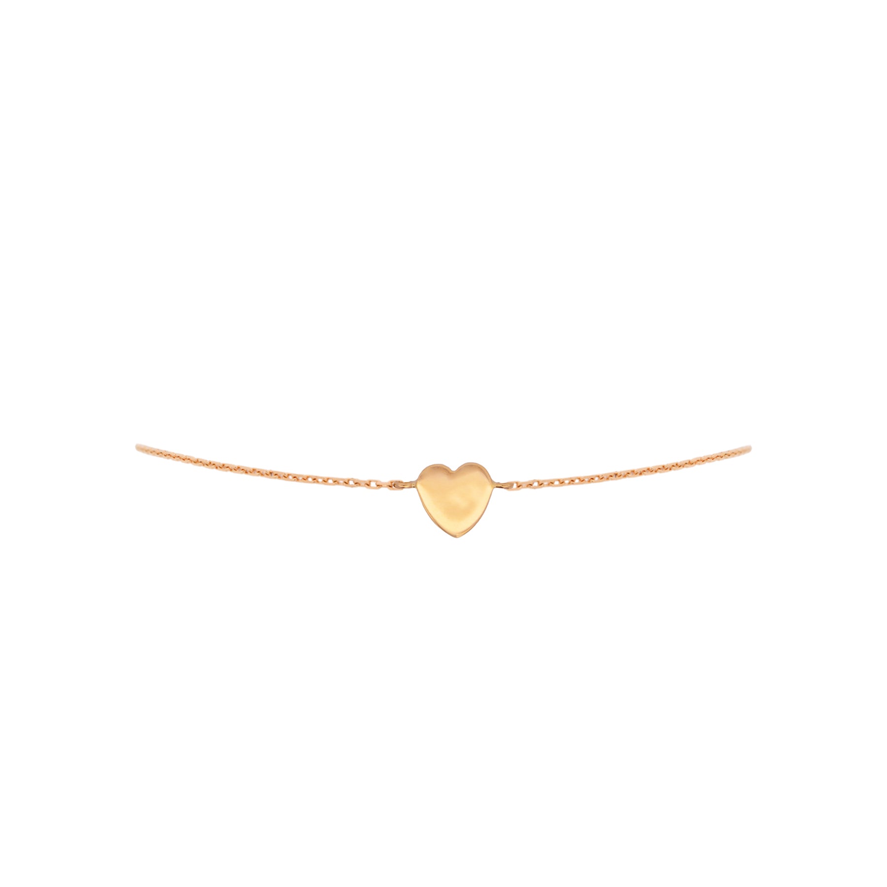 1 Initial Tiny Heart Bracelet