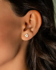 Daisy Enamel Studs