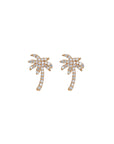 Palm Tree Diamonds Studs