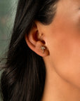 Palm Tree Diamonds Studs