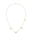 UAE Palm Tree Diamonds Necklace