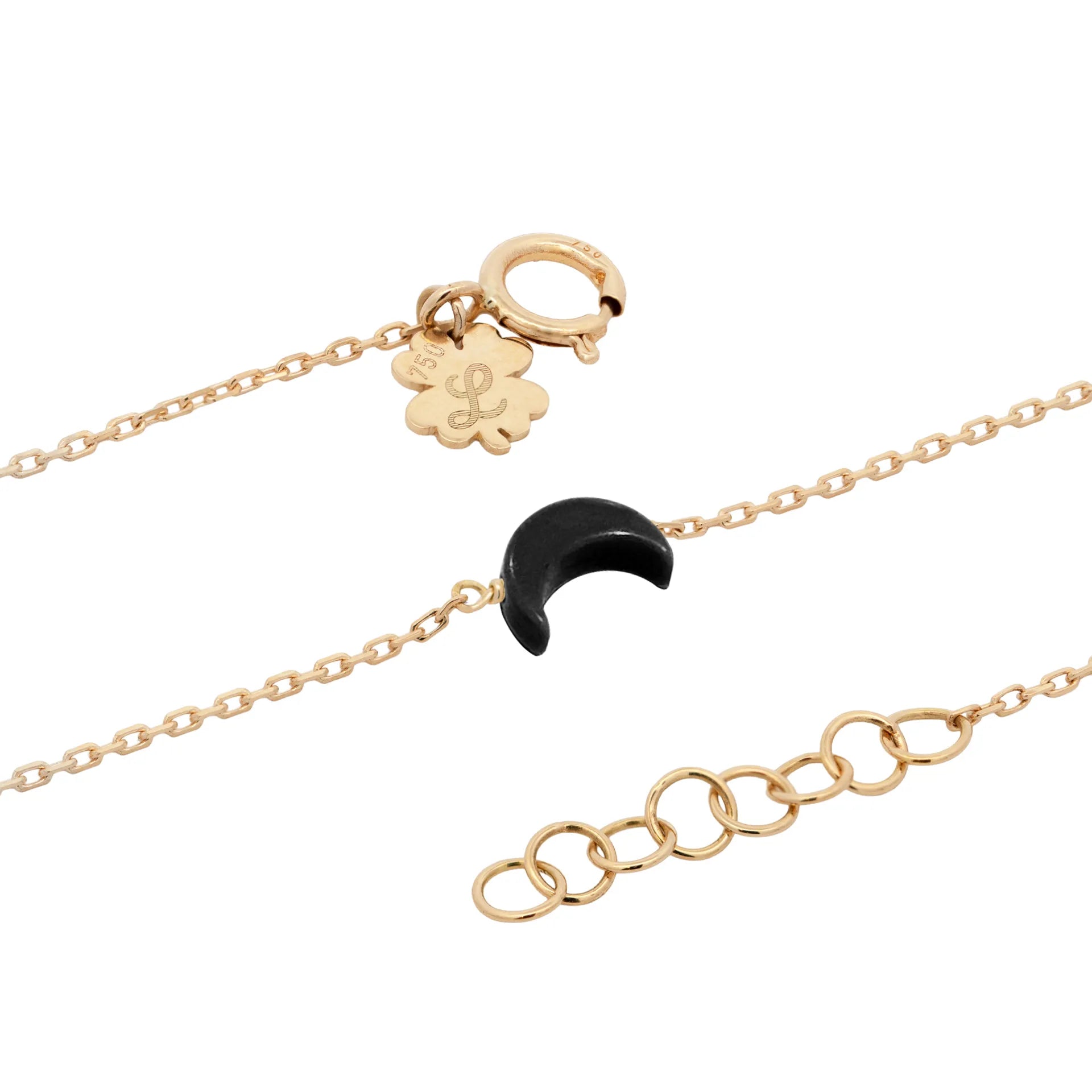 Simple Bracelet with tiny moon stone