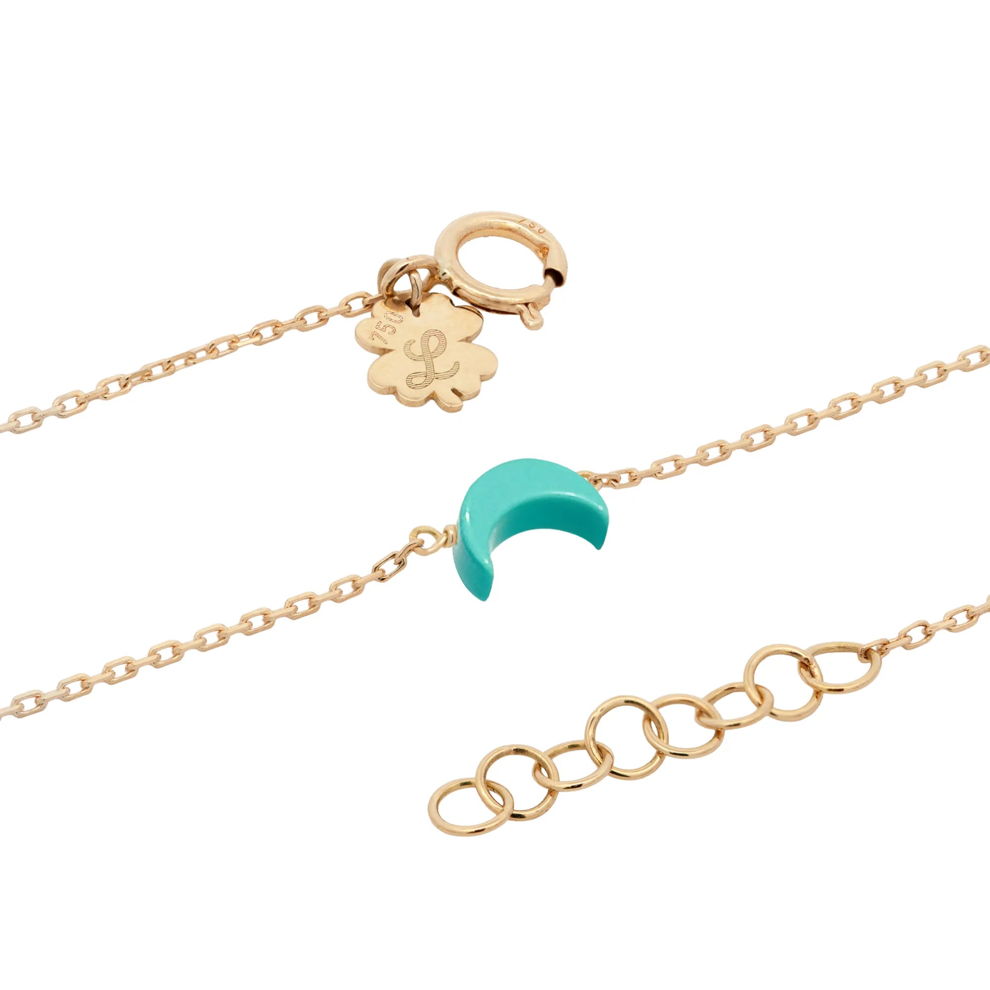 Simple Bracelet with tiny moon stone