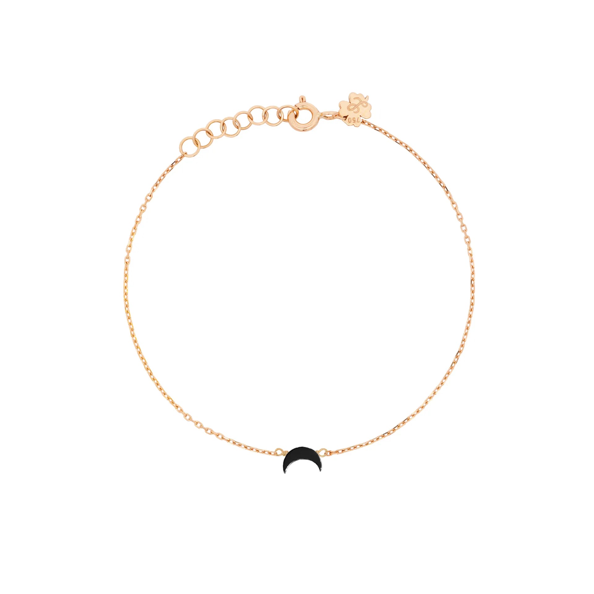 Simple Bracelet with tiny moon stone