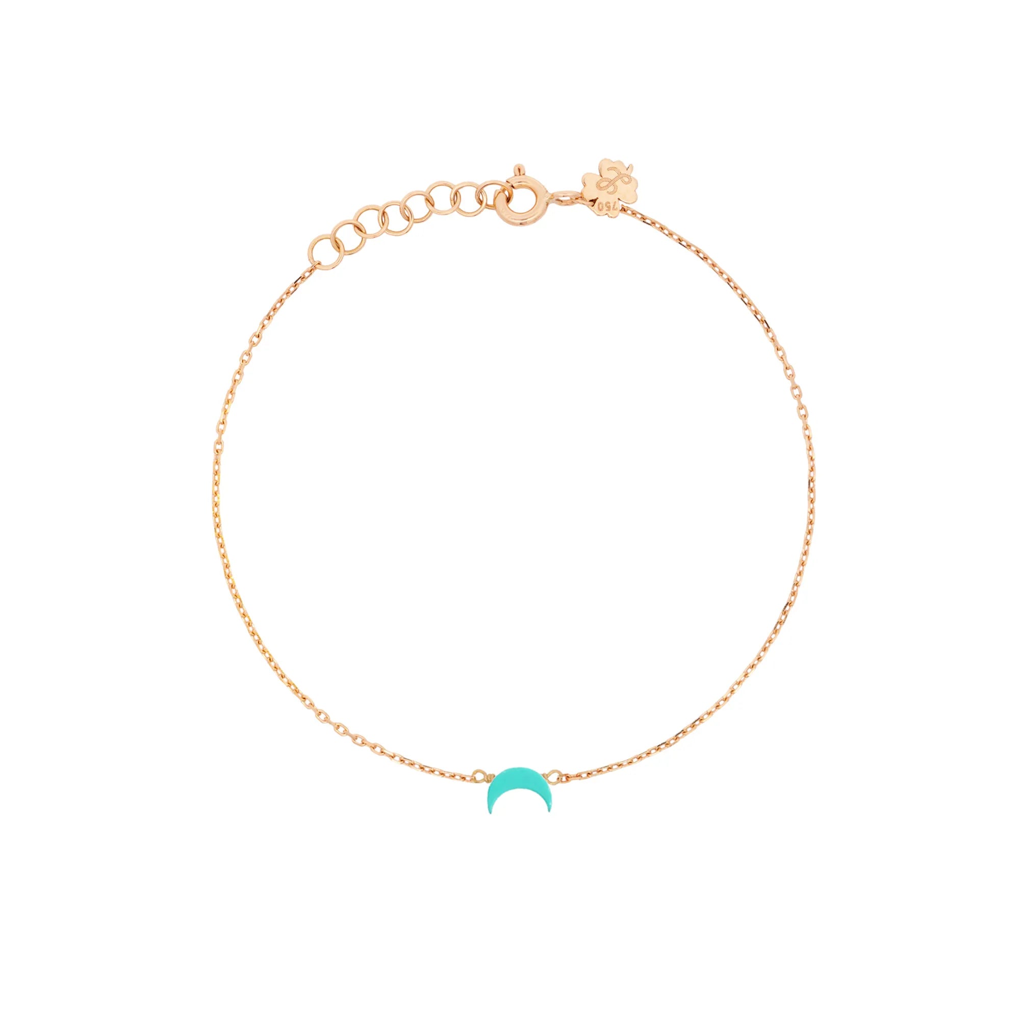 Simple Bracelet with tiny moon stone