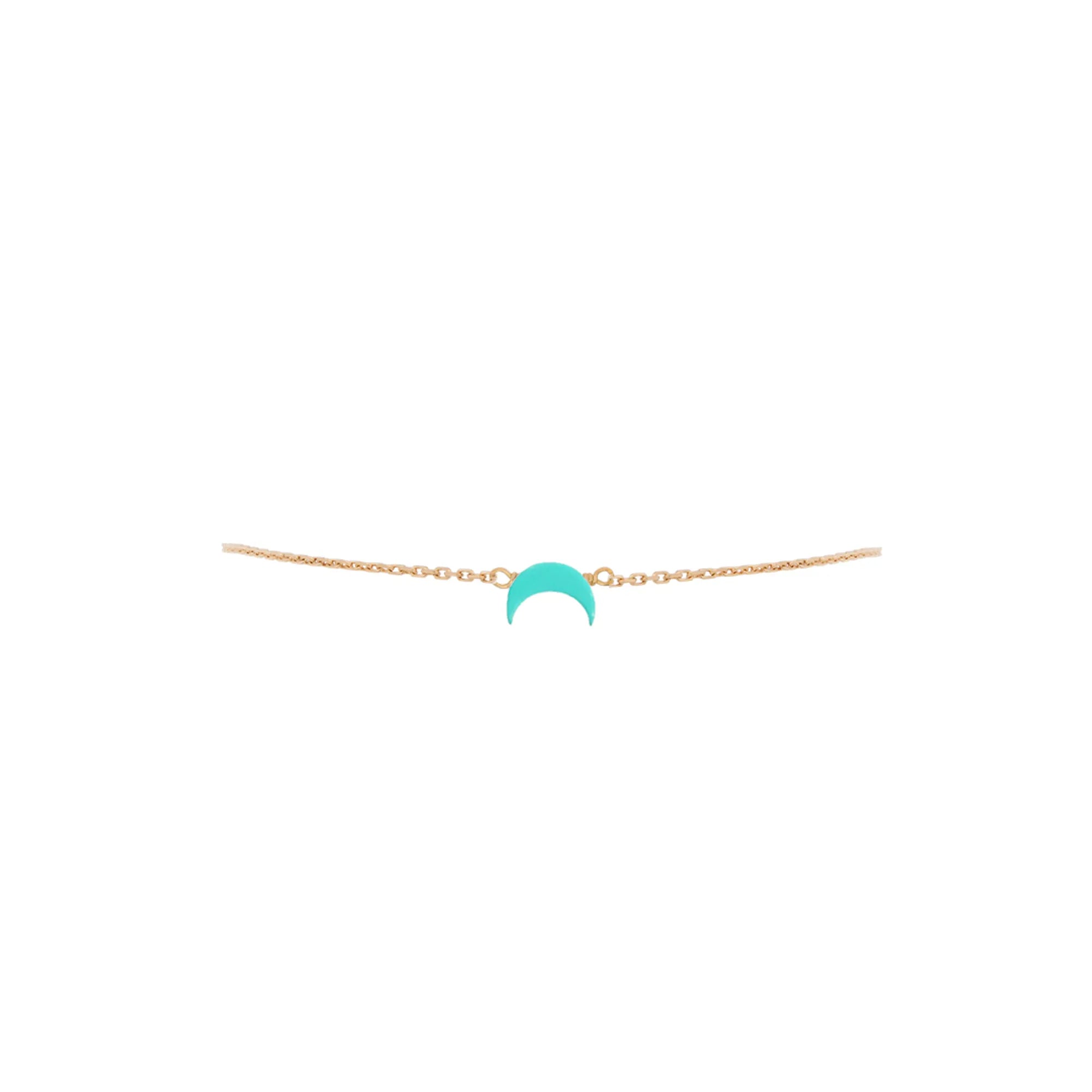 Simple Bracelet with tiny moon stone
