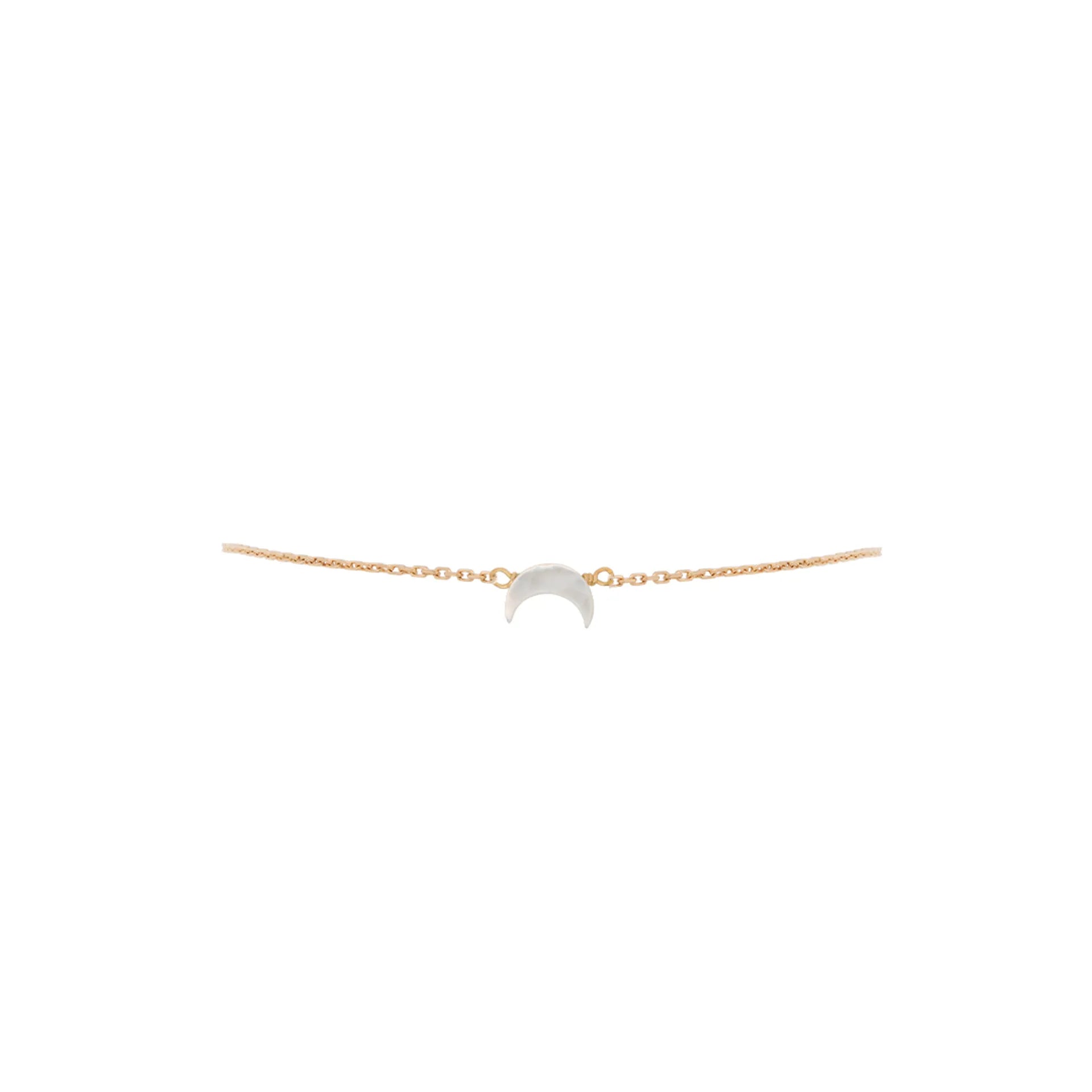 Simple Bracelet with tiny moon stone