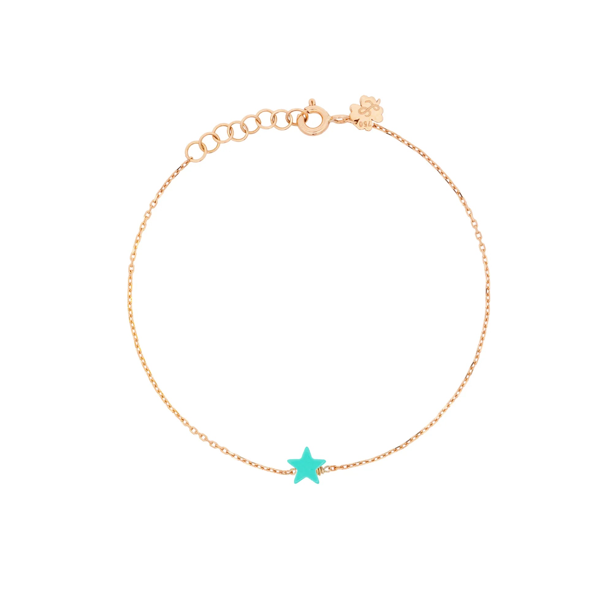 سوار بسيط مع حجر نجمي صغير