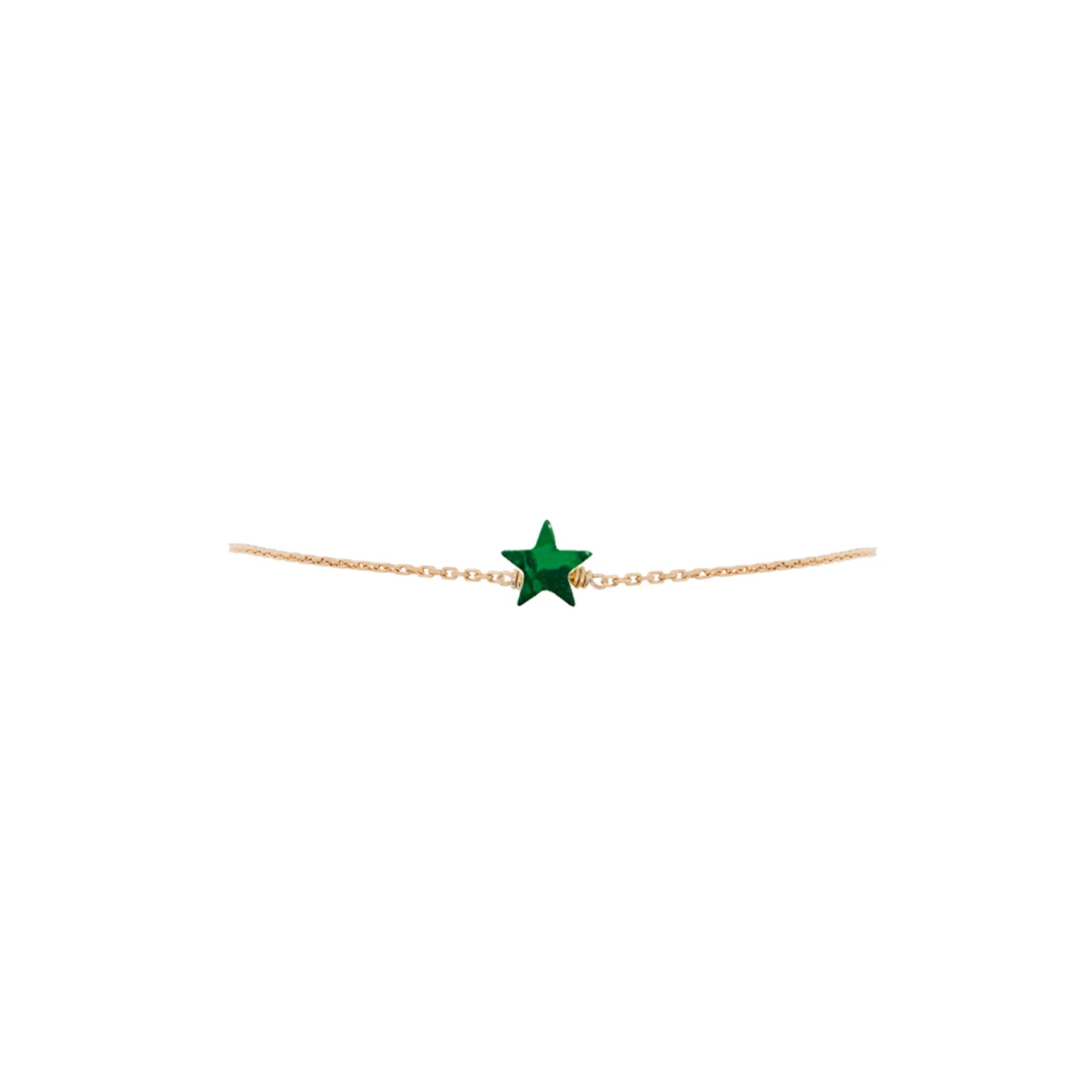Simple Bracelet with tiny star stone