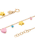 Charms Pompom Bracelet