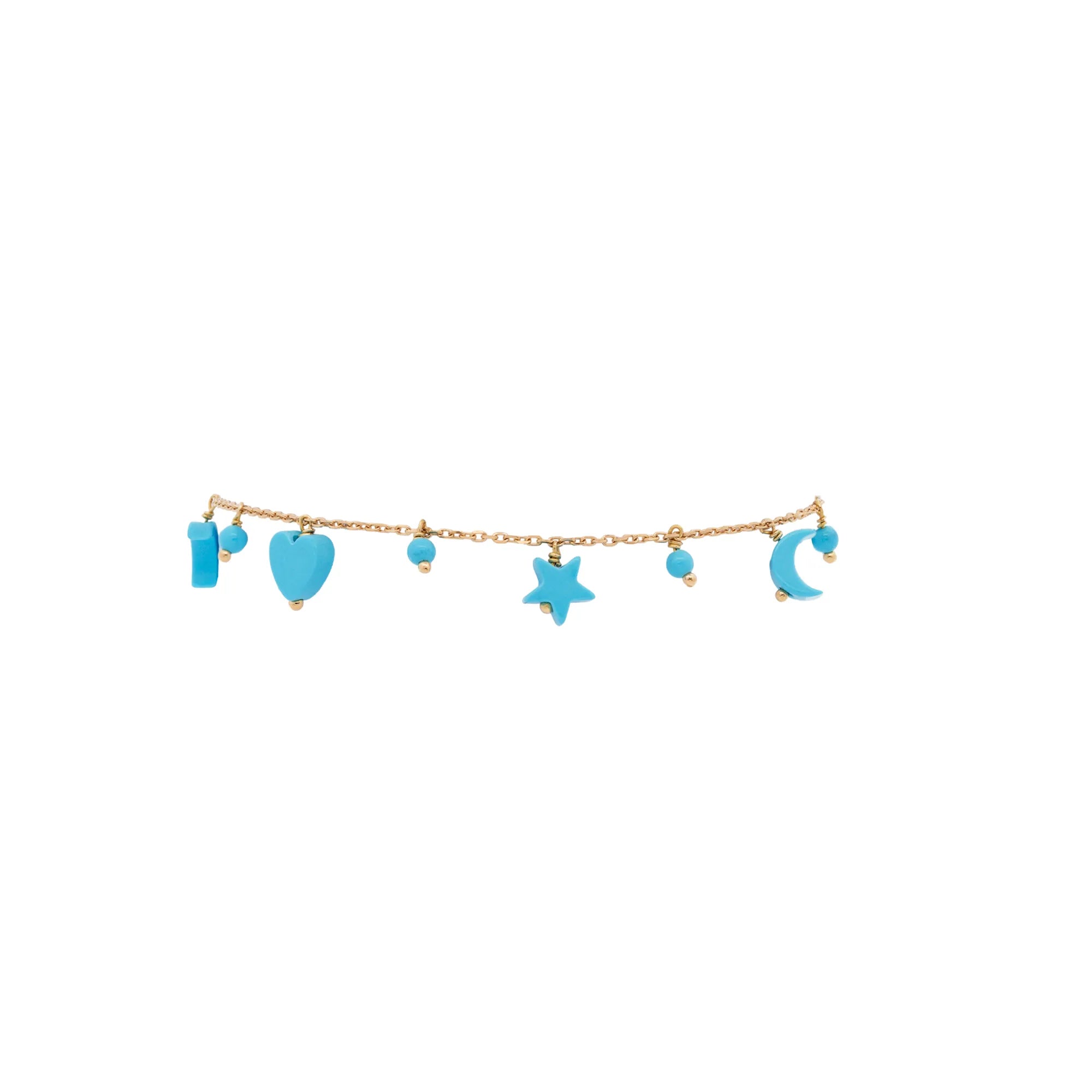 Charms Pompom Bracelet