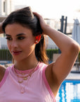 So Precious Sunrise Madness Pavé Diamonds Necklace