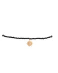 Black Spinel Sun Anklet