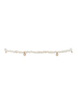 Mother of Pearl Diamonds Dot Anklet