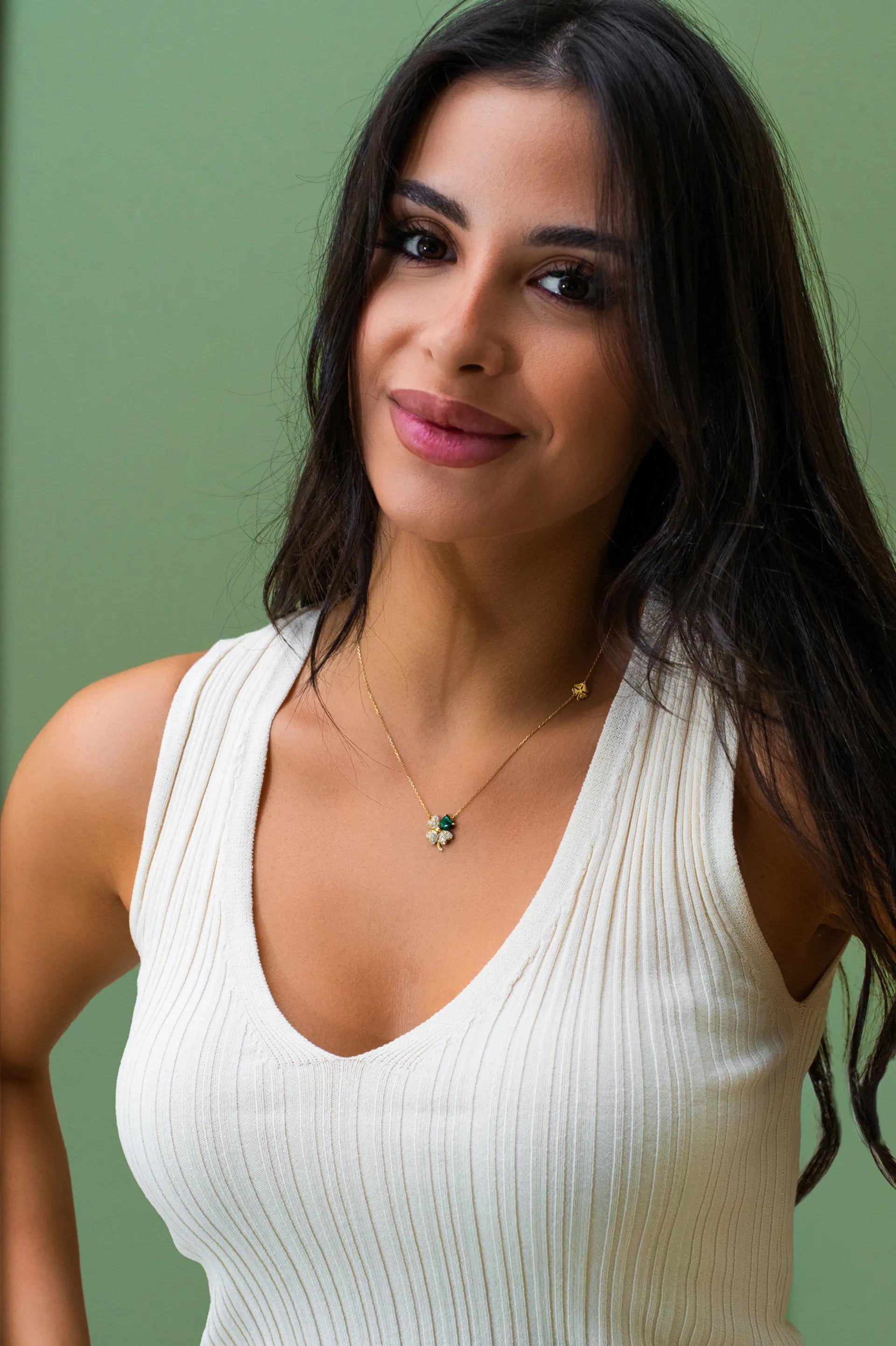 So Precious Clover Big Necklace Diamonds