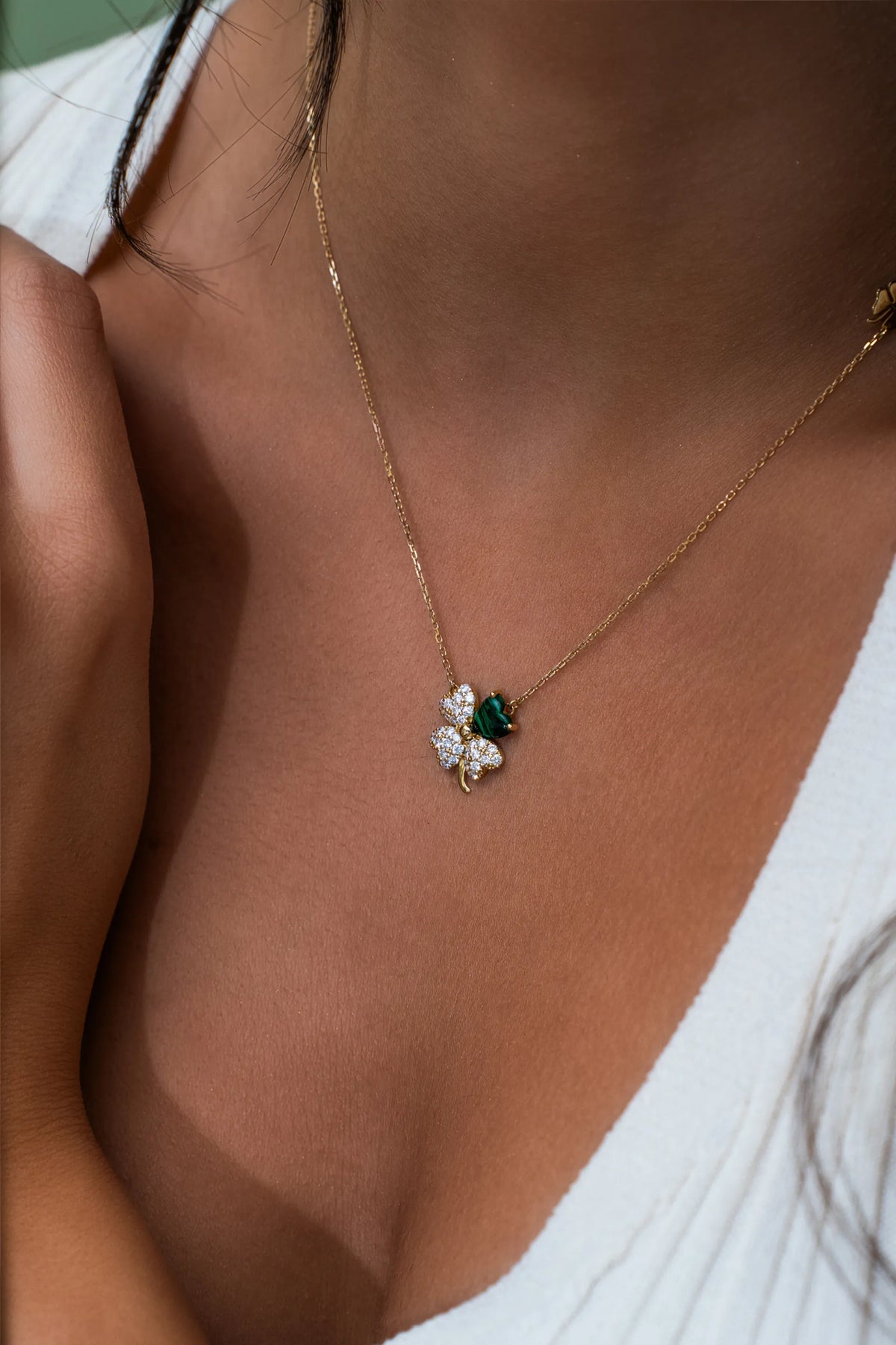 So Precious Clover Big Necklace Diamonds