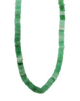 Rondelles Chrysoprase Semi Precious Stones Necklace
