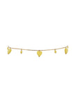 Charms Pompom Anklet Heart