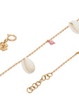 Sea Shells Pompons Anklet
