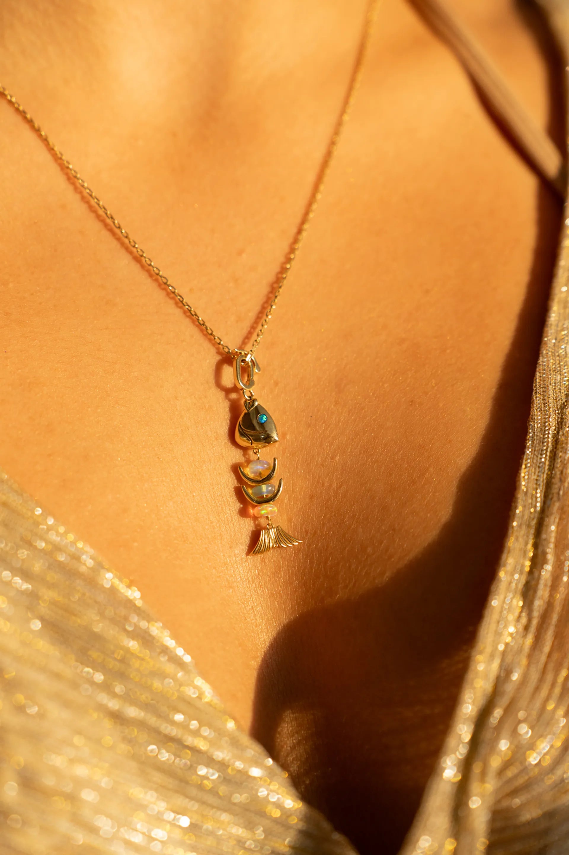 Fish Skeleton Ethiopian Opal