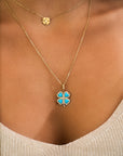 My Everyday Lucky Clover 1 Diamond Necklace