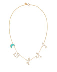 La Illah Illa Lah In Motion Necklace Diamonds