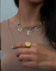 La Illah Illa Lah In Motion Necklace Diamonds