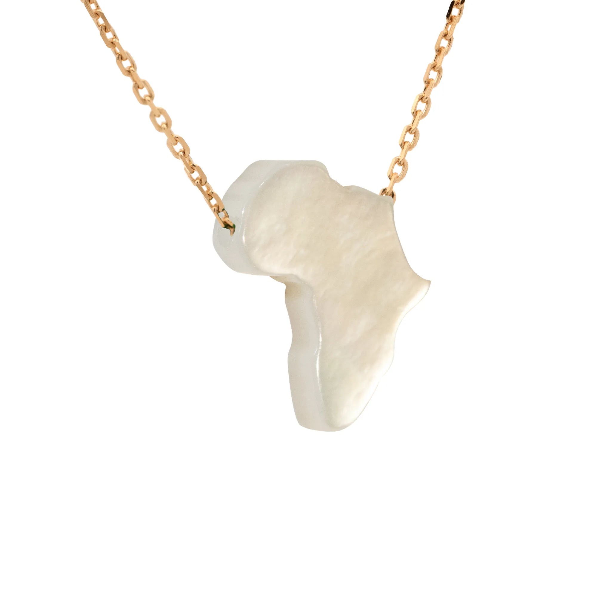 Lucky Africa Map Necklace