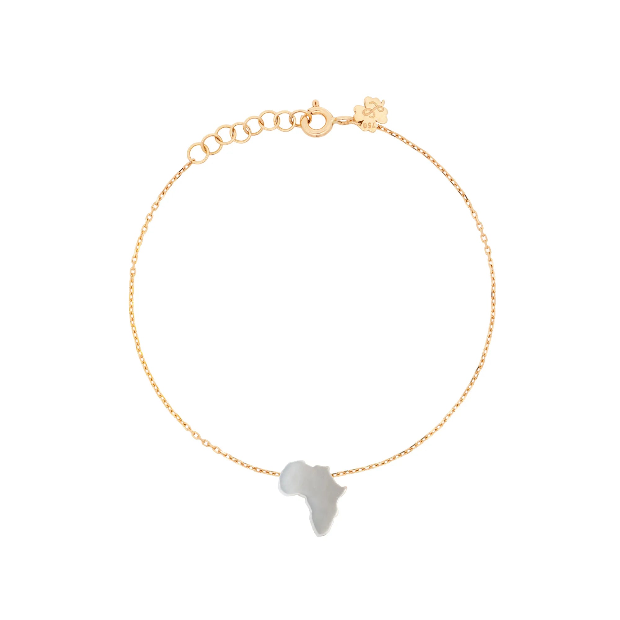 Lucky Africa Map Bracelet