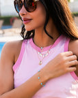 Sea Shells Pompons Necklace