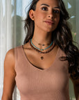 My African Cowrie Shell With 1 Diamond Necklace